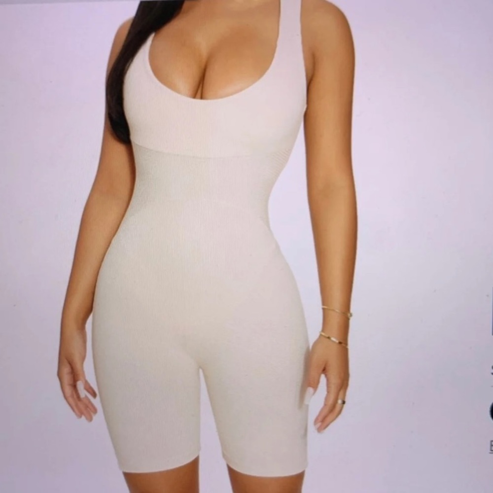 Naked wardrobe snatched romper
